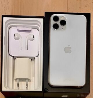 iPhone 11 Pro Silver BATERIE 100% TOP