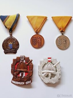 Hasičské odznaky požiarnici Rakusko