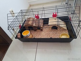 Klietka pre morčatá s komplet vybavením