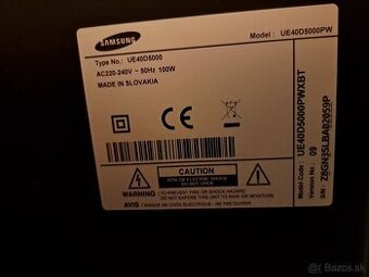 Nefunkčný TV samsung