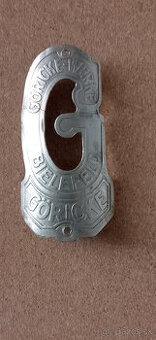 Štítok Göricke Werke Bielefeld historický/starý bicykel