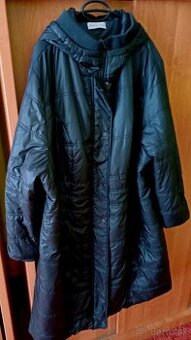 Nova cierna dlha bunda pre moletky Sheego 56