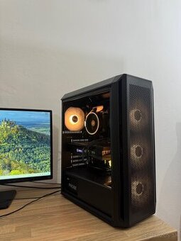 Herne pc rtx 3060 ti, ryzen 7, ssd, Win 11