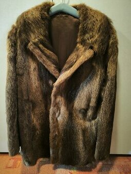 Pánsky kožuch z nutrie pre výšku cca 175cm