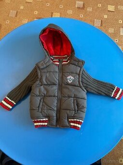Tepla chlapčenská bunda, veľ. 74/80