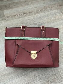 kabelka burgundy