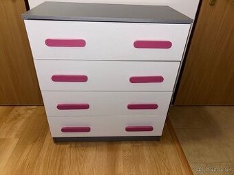 Komoda do detskej izby pre dievca