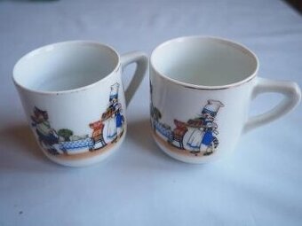 Kúpim takéto retro hrnčeky a taniere