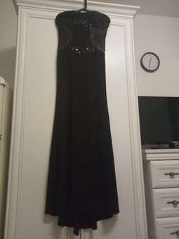 DLHÉ SPOLOČENS.ŠATY č.38-40+NÁUŠNICE+NOVÁ SPOLOČ.KABELKA=15€