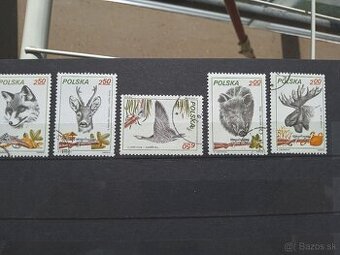 Poštové známky č.1021 - Poľsko - fauna