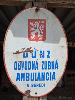 Tabuľa smaltová