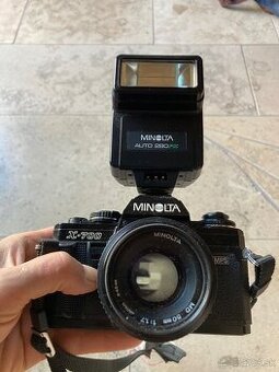Minolta X700 s 1.7/50 objektivom