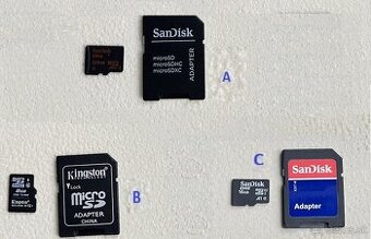 Predam pamäťové SD karty (micro SD aj s adapterom)