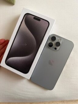 iPhone 15 pro max 256GB Natural Titanium