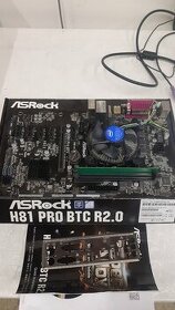 ASROCK H81 PRO BTC R2.0 + i5-4460 + 8GB RAM