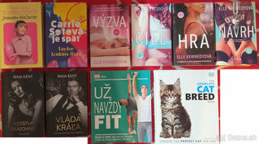 Menší balík kníh - beletria, romány pre ženy, ero...