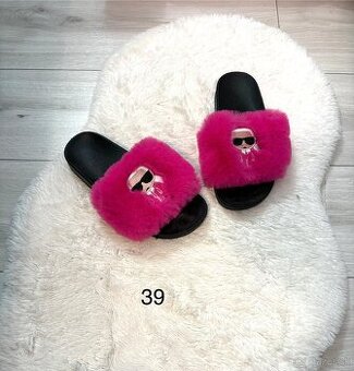 Ruzove pink slapky karl