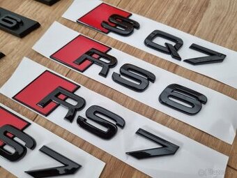 Napis logo znak - S3 RS3 S4 RS4 S7 RS7 RS6 SQ8 SQ7 SQ5 S8