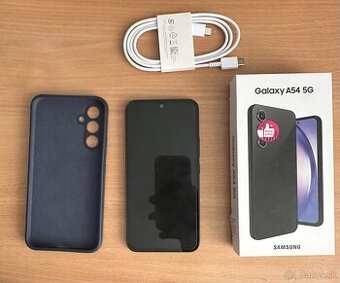 Samsung Galaxy A54 5G – TOP stav + 2 obaly + ochranné sklo