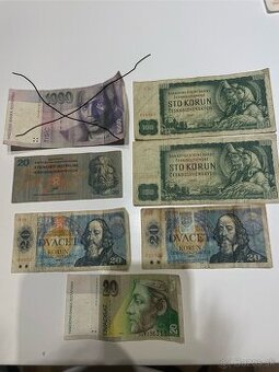 Slovenské a Československé bankovky