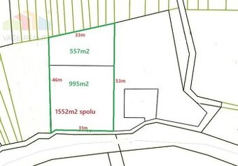 Pozemok 1552m2 v tichej lokalite, Moravany nad Váhom