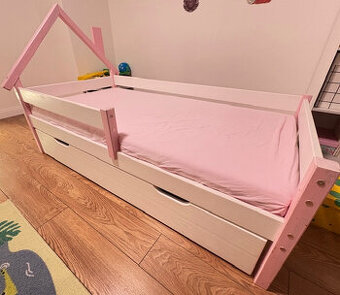 Detska postielka domcek 160x80