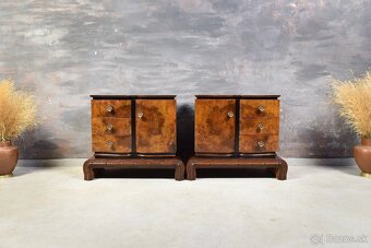 UNIKÁTNE NOČNÉ STOLÍKY ART DECO