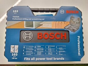 Bosch vrtaky a bity 103 dielna sada v kufriku