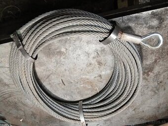 Predám oceľové laná a elektródy