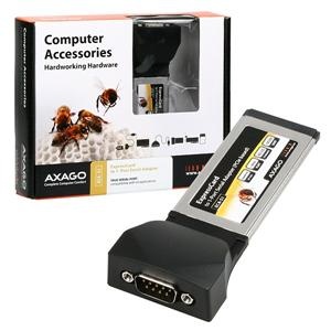 Axago adaptér ExpressCard na 1 x sériový port