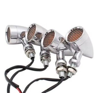 Nové nepoužité chrómové smerovky LED