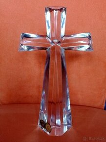 KRÍŽ - krištáľ - nový - vhodný dar
