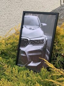 Auto obraz, plagát BMW M5 v ráme