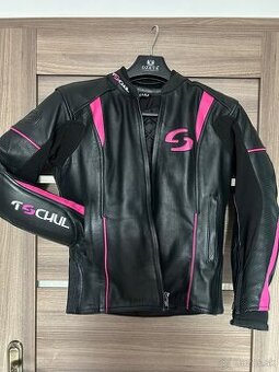 Dámska kožená moto bunda zn. Tschul