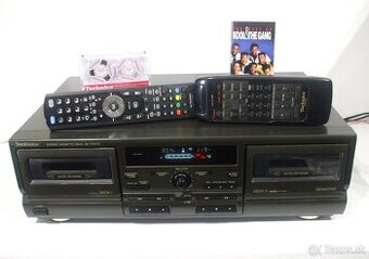 Kazetovy 2-deck TECHNICS RS-TR373 Dolby B, C, vyroba v Japan