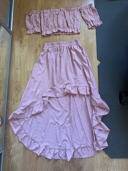 set crop top a sukna NOVE