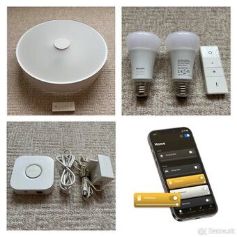 Stropné svietidlo lampa Philips Hue Fair + Bridge + žiarovky