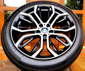 alu R21 5x120, dvojrozmer, bicolor, zimné pneu, BMW X6