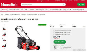 Benzínová kosačka MTF LM 40 PSP