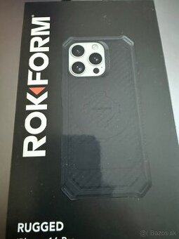 Rokform kryt Rugged pre iPhone 14 Pro, čierny