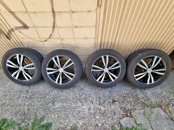 Alu disky Dezen 5x114,3 6,5Jx16 H2 + zimné pneu 205/55 R16