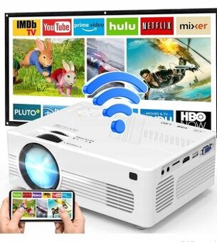 Wifi LED projektor so 4K podporou