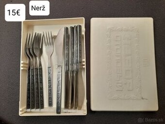 Príbor Nerž 10 ks v krabici