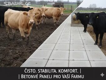 Panely silniční betonové  tloustka 15cm