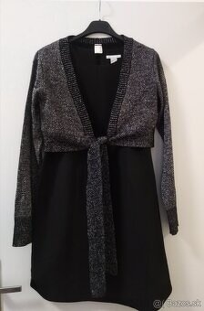 JEDNODUCHÉ ČIERNE A PEPITOVÉ ŠATY