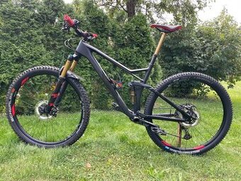 Karbonový horský trail bicykel Cube Stereo 120 HPC SLT