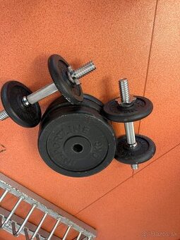 Nakladacie jednoručné činky