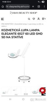 Kozmetická Lupa lampa
