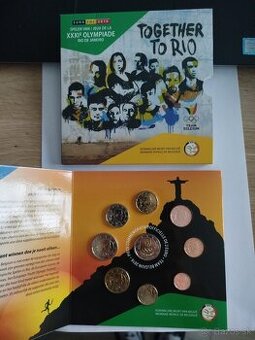 2 euro sada Belgicko 2016 olympiáda - set mincí