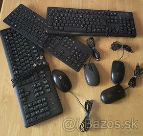 Použité klávesnice + myši